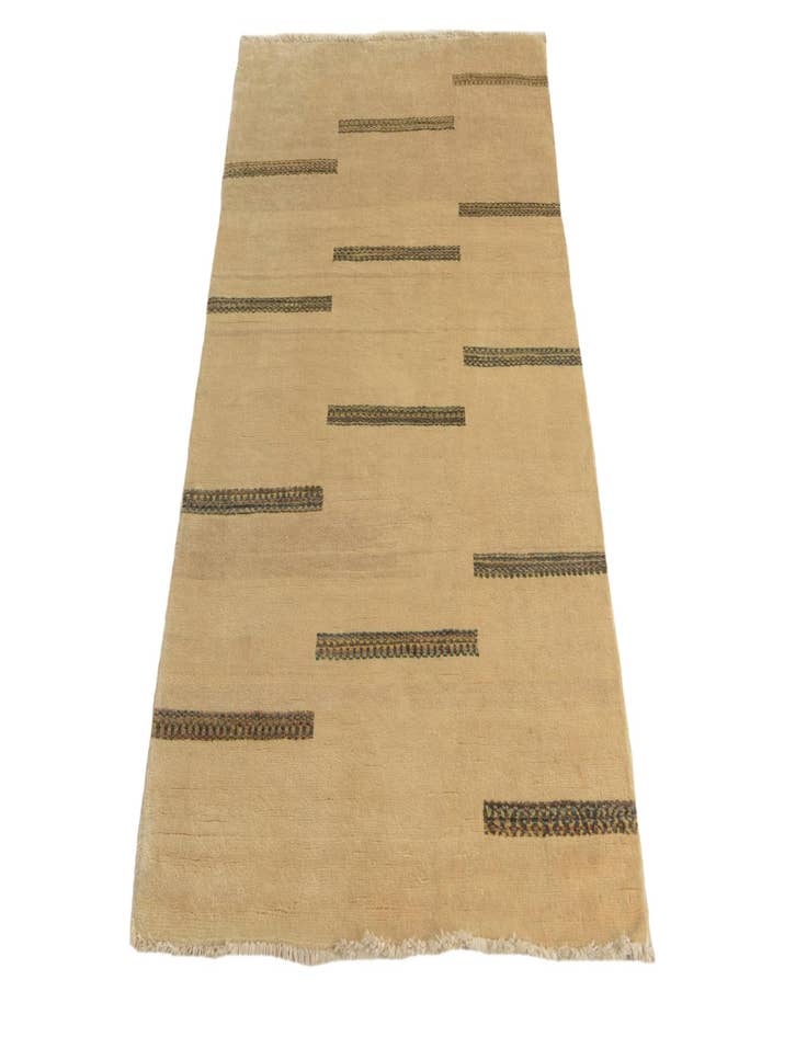 Detail image of  3' x 5' 2  Hand Knotted Kashkuli Gabbeh Oriental Wool Rug