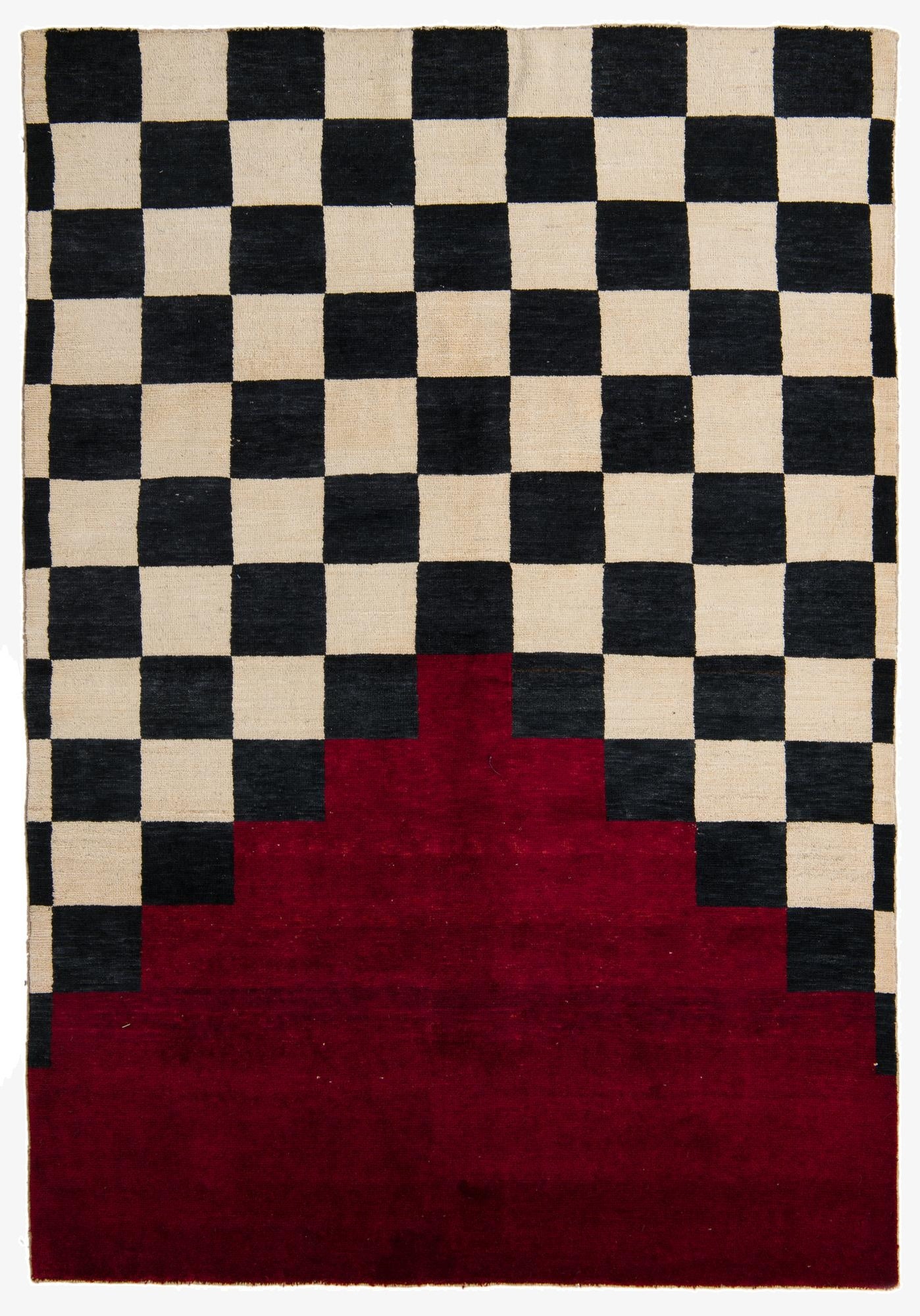  6' 9 x 9' 10  Hand Knotted Kashkuli Gabbeh Wool Rug