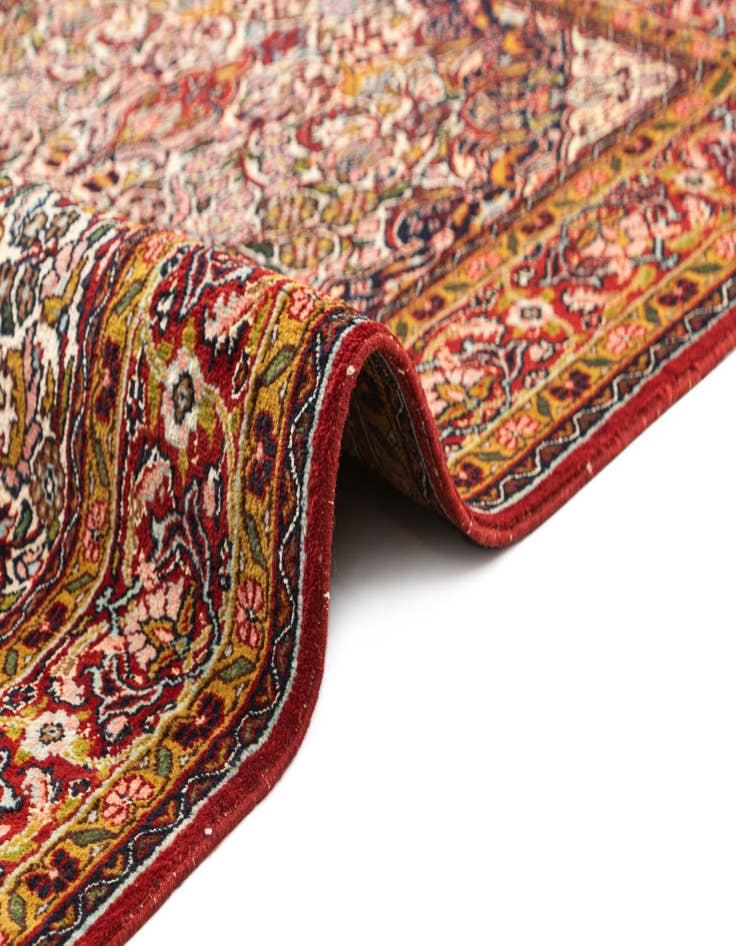 Detail image of  3' 2 x 5' 4  Hand Knotted Kashmir Oriental Wool Rug