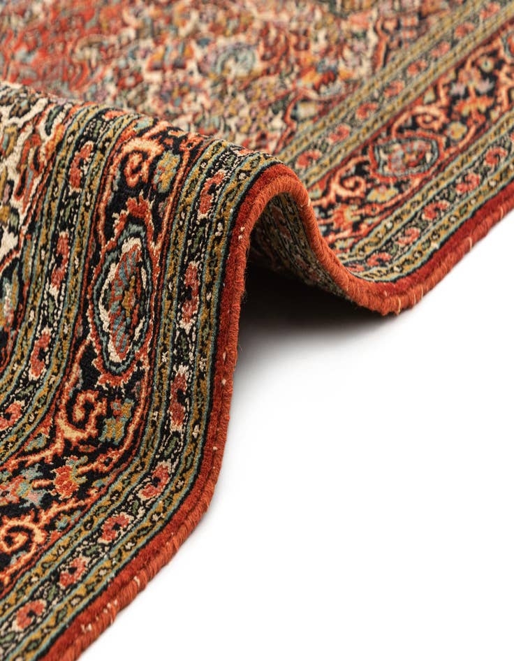 Detail image of  3' x 4' 10  Hand Knotted Kashmir Oriental Wool Rug