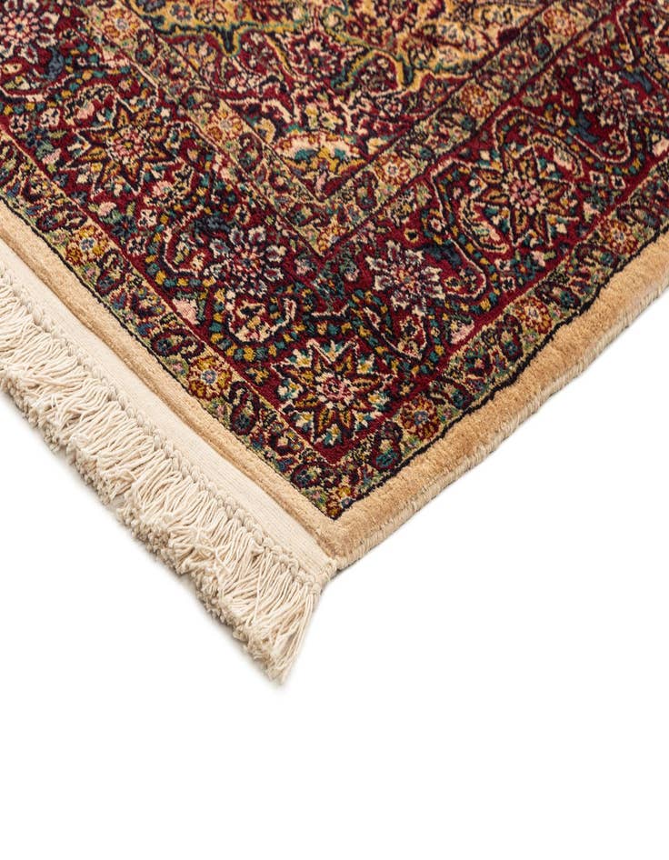 Detail image of  4' 2 x 5' 10  Hand Knotted Kashmir Wool Rug