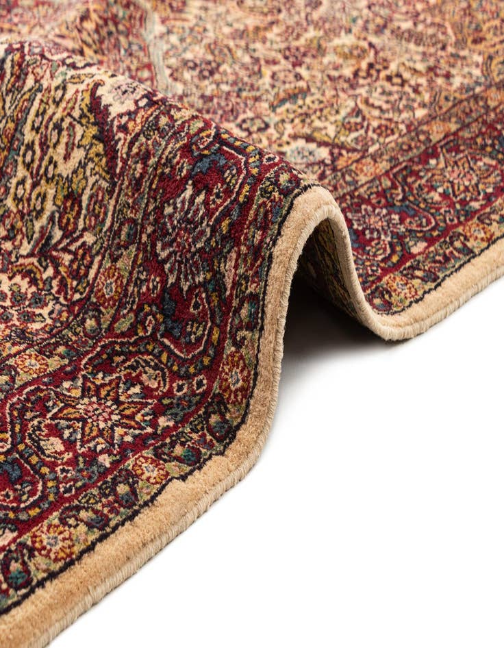 Detail image of  4' 2 x 5' 10  Hand Knotted Kashmir Wool Rug