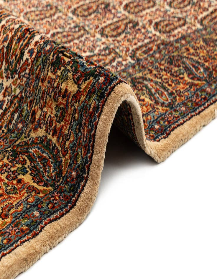 Detail image of  4' x 6'  Hand Knotted Kashmir Oriental Wool Rug