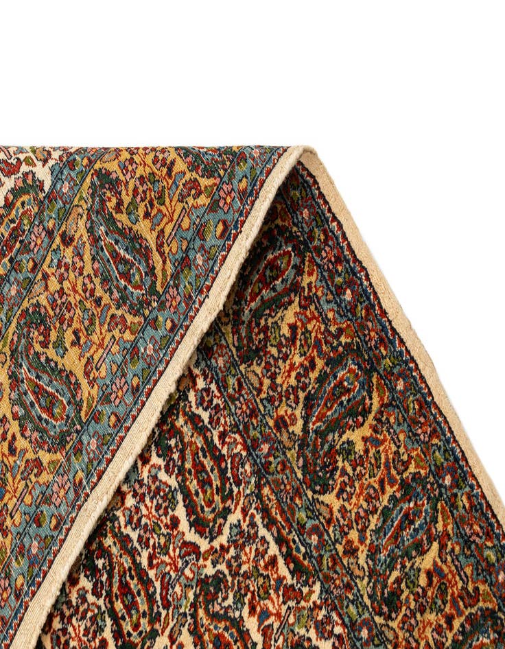 Detail image of  4' x 6'  Hand Knotted Kashmir Oriental Wool Rug