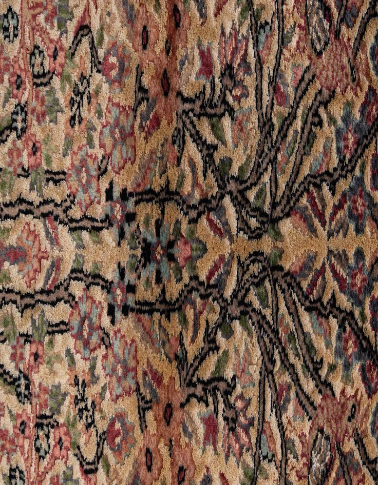 Detail image of  3' 1 x 5' 3  Hand Knotted Kashmir Oriental Rug