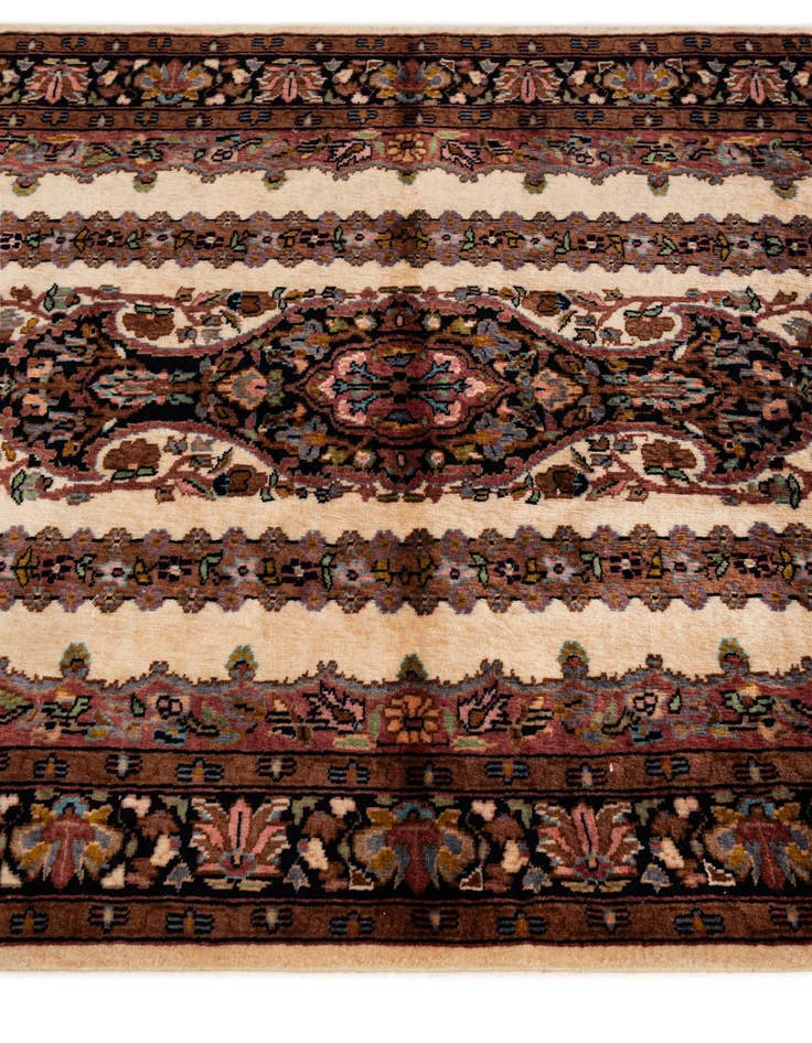 Detail image of  3' 4 x 5'  Hand Knotted Kashmir Oriental Wool Rug