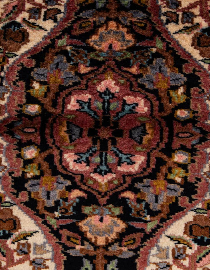 Detail image of  3' 4 x 5'  Hand Knotted Kashmir Oriental Wool Rug