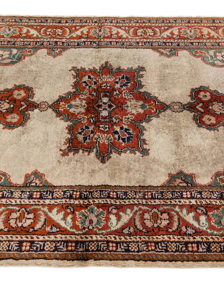 Detail image of  3' x 4' 4  Hand Knotted Kashmir Oriental Wool Rug