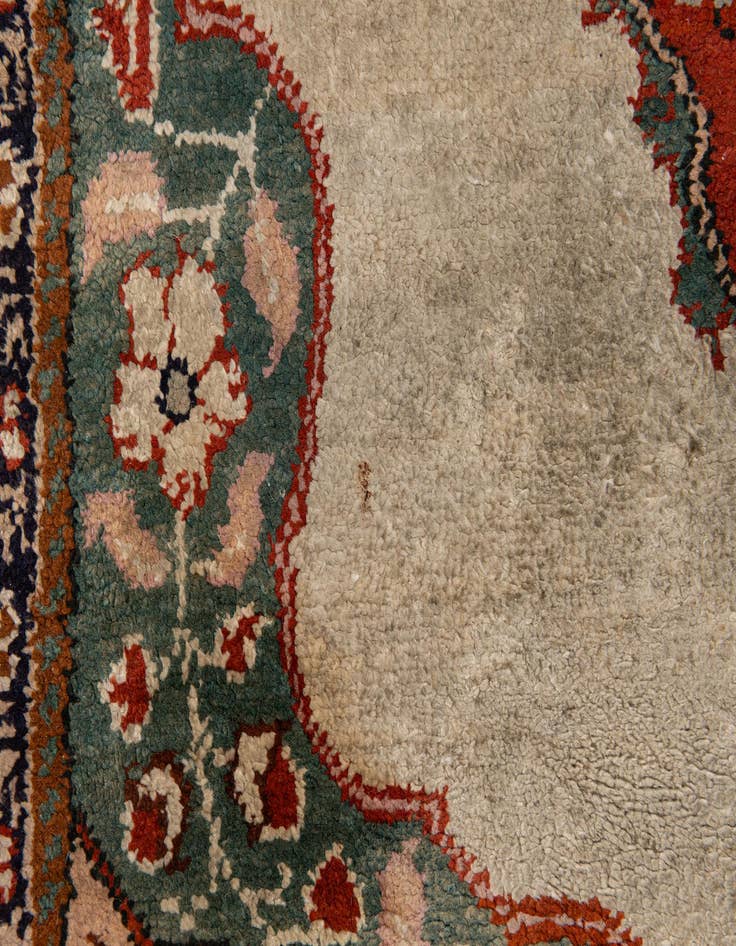 Detail image of  3' x 4' 4  Hand Knotted Kashmir Oriental Wool Rug