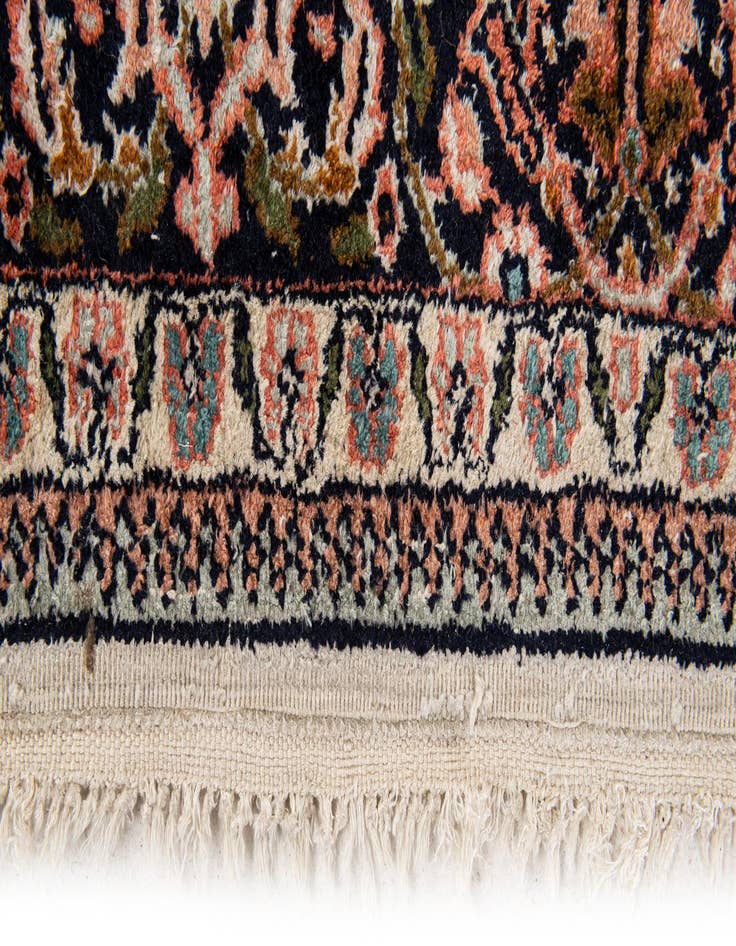 Detail image of  3' x 5'  Hand Knotted Kashmir Oriental Wool Rug