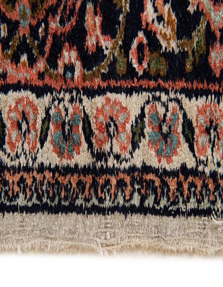 Detail image of  3' x 5'  Hand Knotted Kashmir Oriental Wool Rug