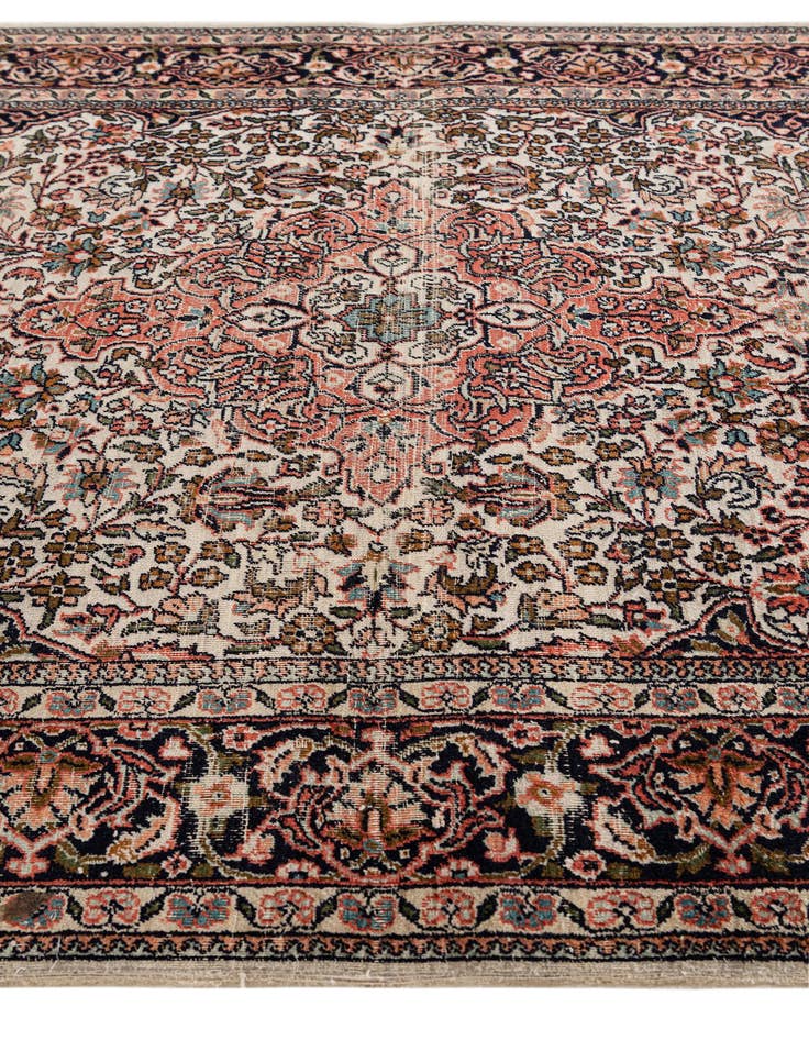 Detail image of  3' x 5'  Hand Knotted Kashmir Oriental Wool Rug