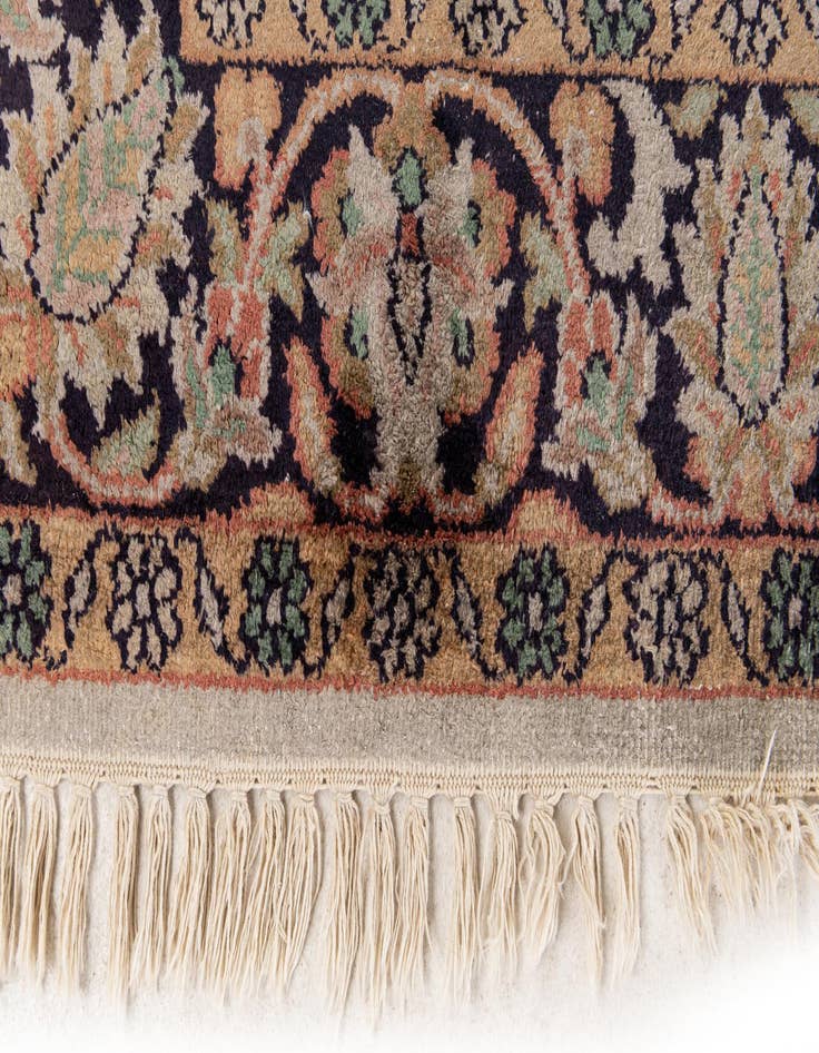 Detail image of  3' x 4' 8  Hand Knotted Kashmir Oriental Wool Rug
