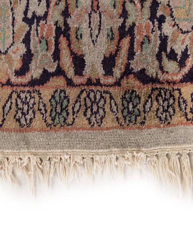 Detail image of  3' x 4' 8  Hand Knotted Kashmir Oriental Wool Rug