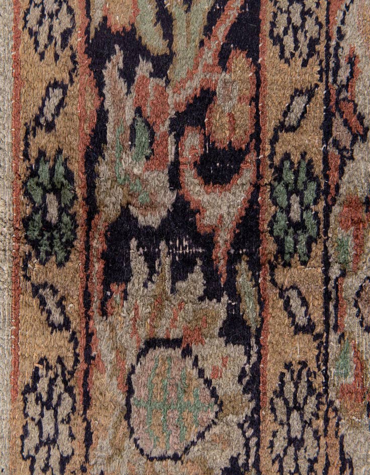 Detail image of  3' x 4' 8  Hand Knotted Kashmir Oriental Wool Rug