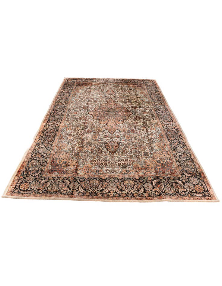 Detail image of  5' 10 x 9' 5  Hand Knotted Kashmir Oriental Rug