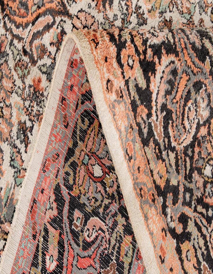 Detail image of  5' 10 x 9' 5  Hand Knotted Kashmir Oriental Rug