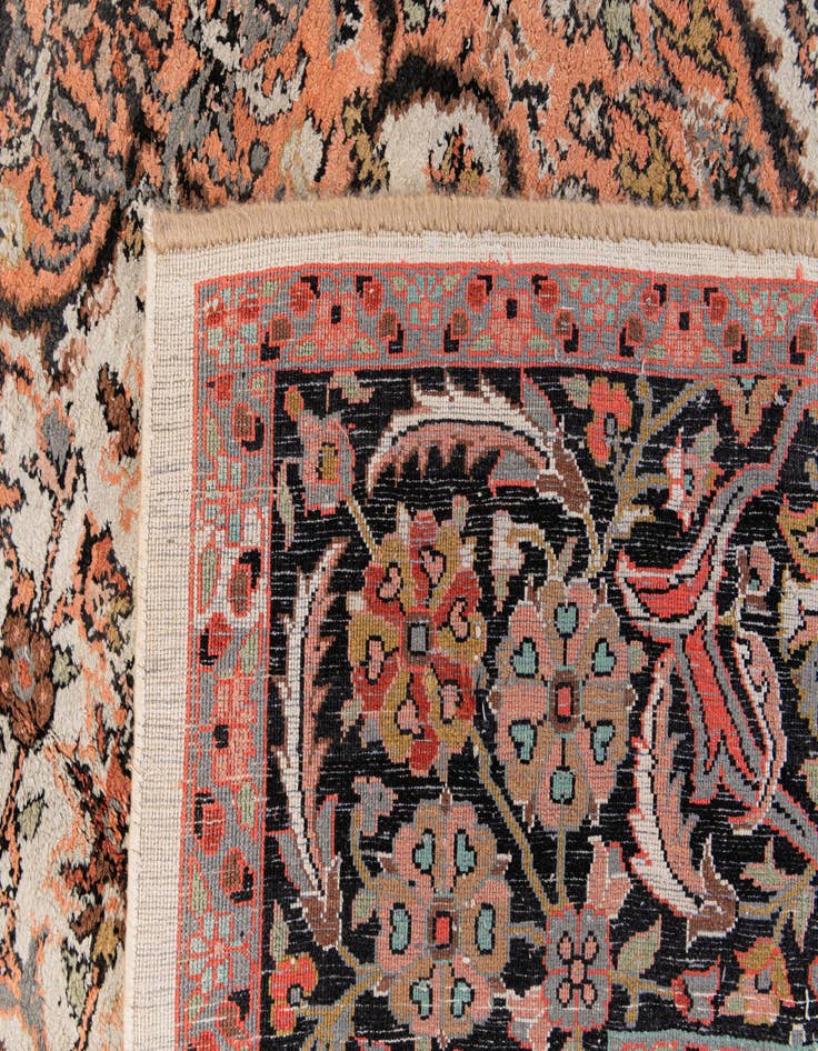 Detail image of  5' 10 x 9' 5  Hand Knotted Kashmir Oriental Rug