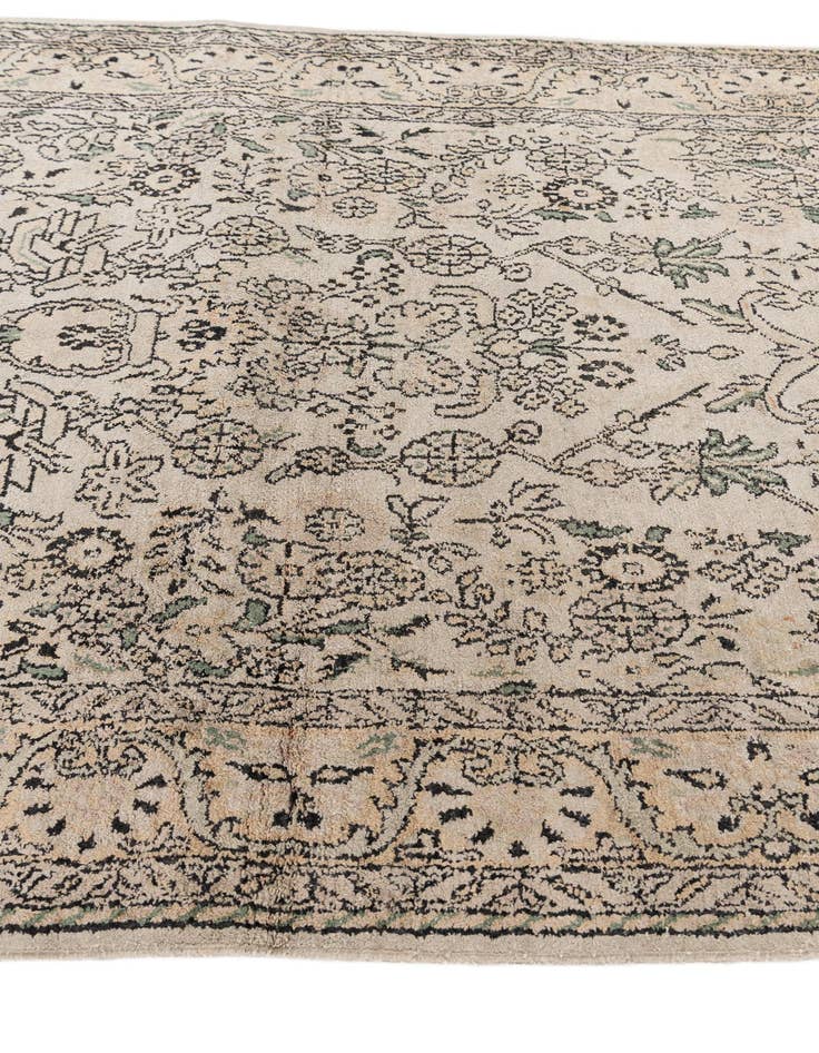 Detail image of  3' 2 x 5' 1  Hand Knotted Kashmir Oriental Wool Rug
