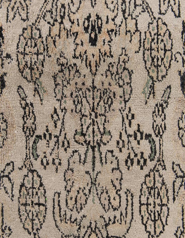 Detail image of  3' 2 x 5' 1  Hand Knotted Kashmir Oriental Wool Rug