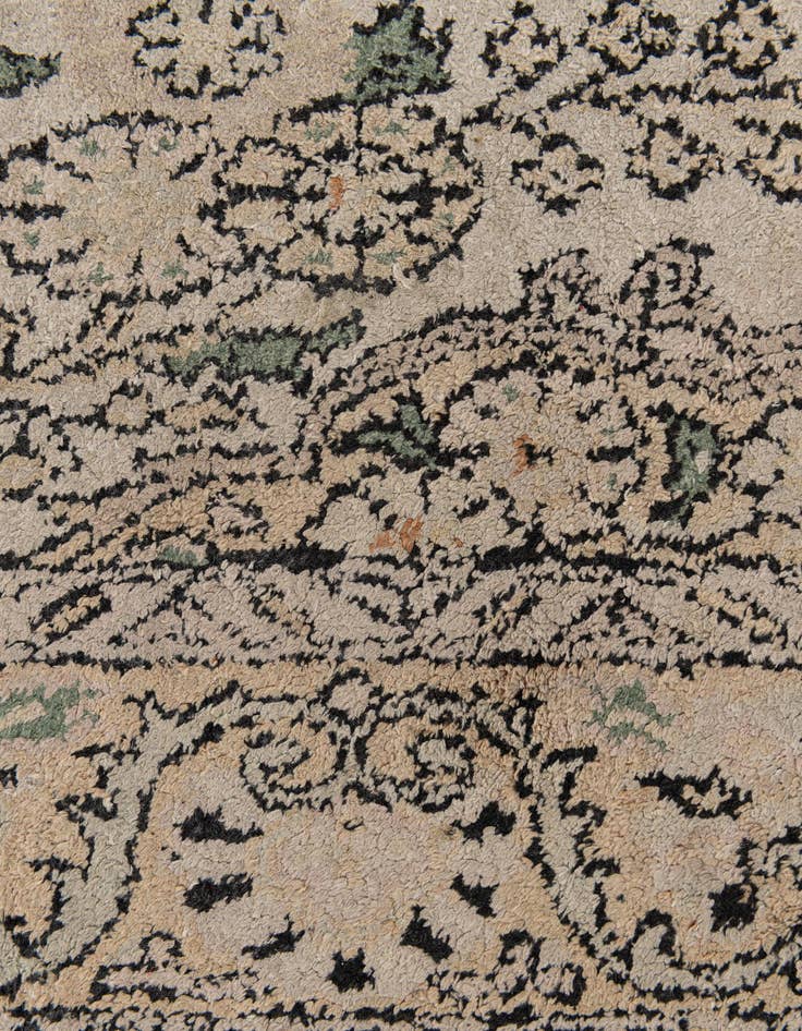 Detail image of  3' 2 x 5' 1  Hand Knotted Kashmir Oriental Wool Rug