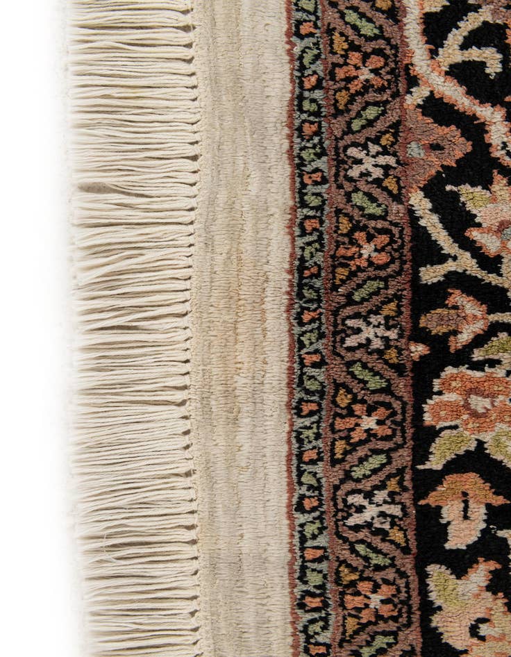Detail image of  6' 11 x 10' 7  Hand Knotted Kashmir Oriental Wool Rug