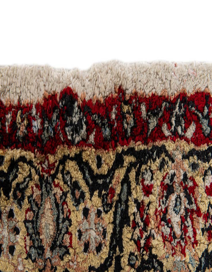 Detail image of  2' 11 x 5'  Hand Knotted Kashmir Oriental Rug