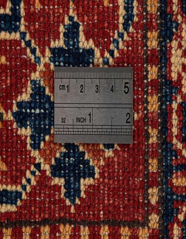 Detail image of  3' x 4' 11  Hand Knotted Kazak Wool Rug