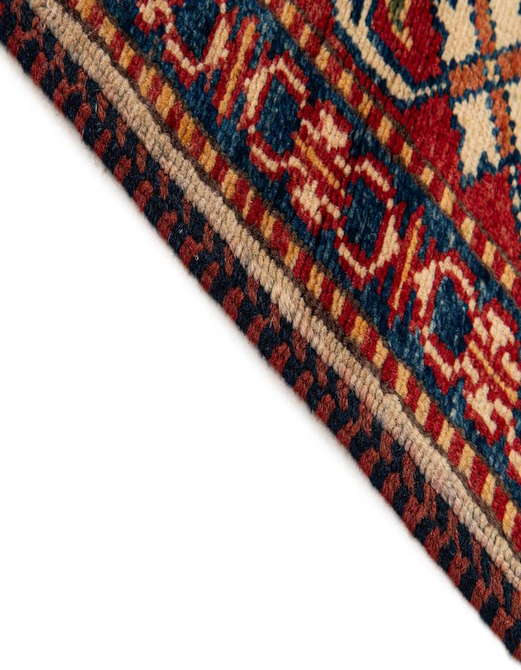 Detail image of  3' x 4' 11  Hand Knotted Kazak Wool Rug