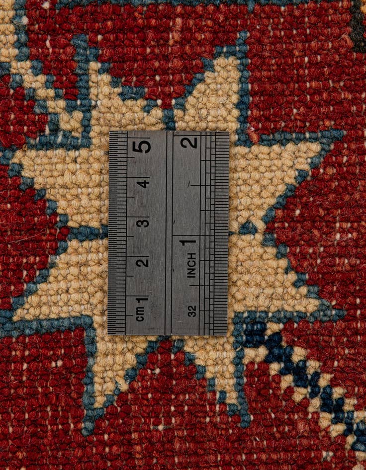 Detail image of  3' 4 x 5' 5  Hand Knotted Kazak Wool Rug