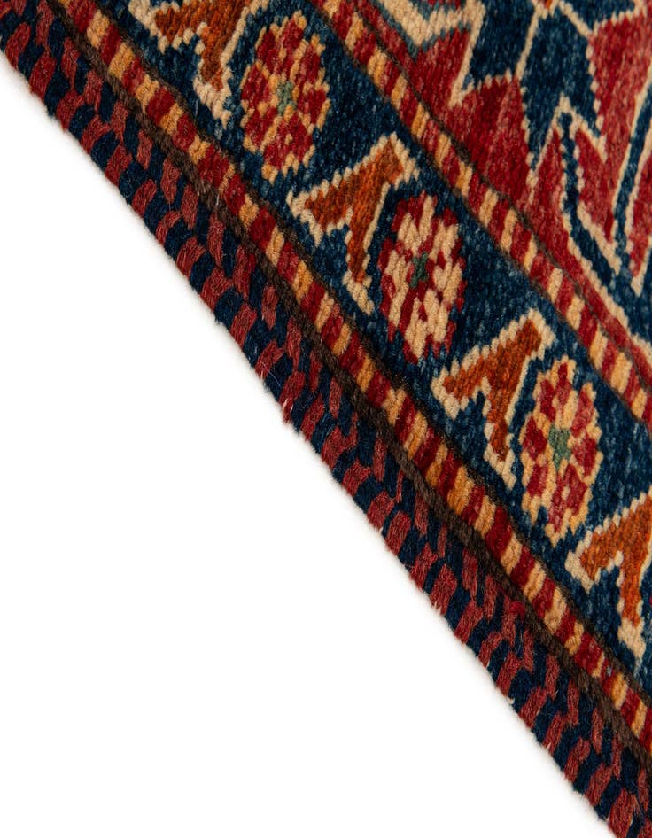 Detail image of  3' 4 x 5' 5  Hand Knotted Kazak Wool Rug
