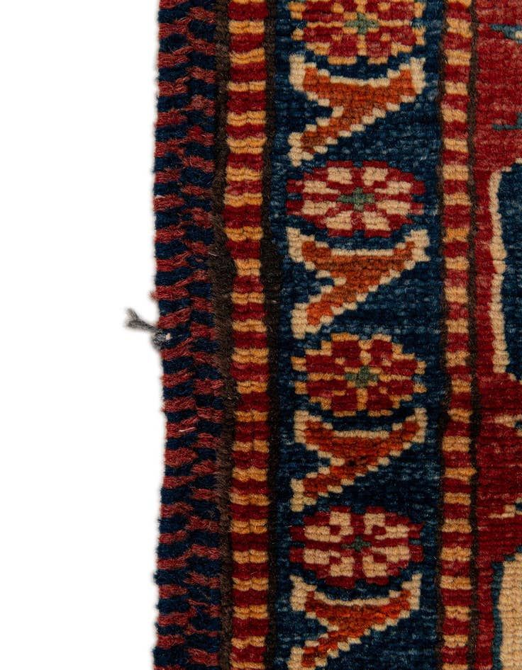 Detail image of  3' 4 x 5' 5  Hand Knotted Kazak Wool Rug