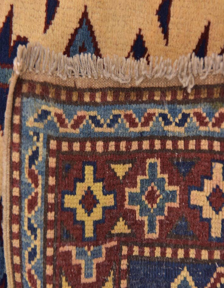 Detail image of  5' 3 x 7'  Hand Knotted Kazak Oriental Wool Rug