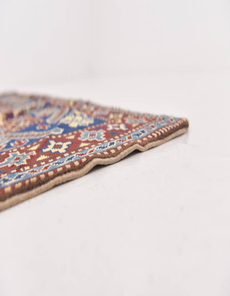 Detail image of  5' 3 x 7'  Hand Knotted Kazak Oriental Wool Rug