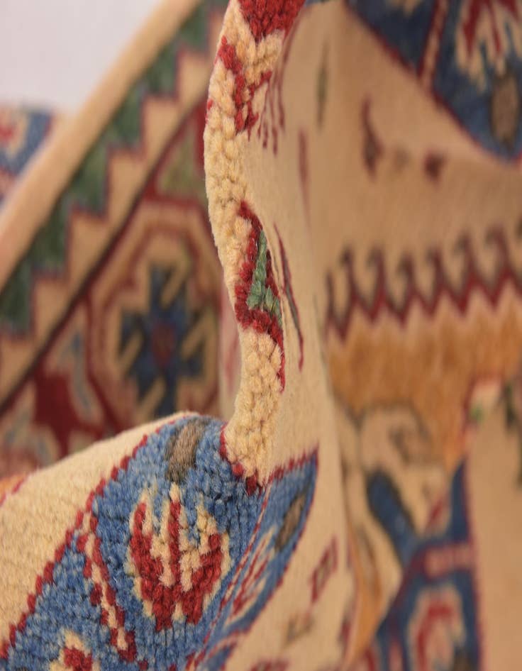 Detail image of  3' 2 x 5'  Hand Knotted Kazak Rug