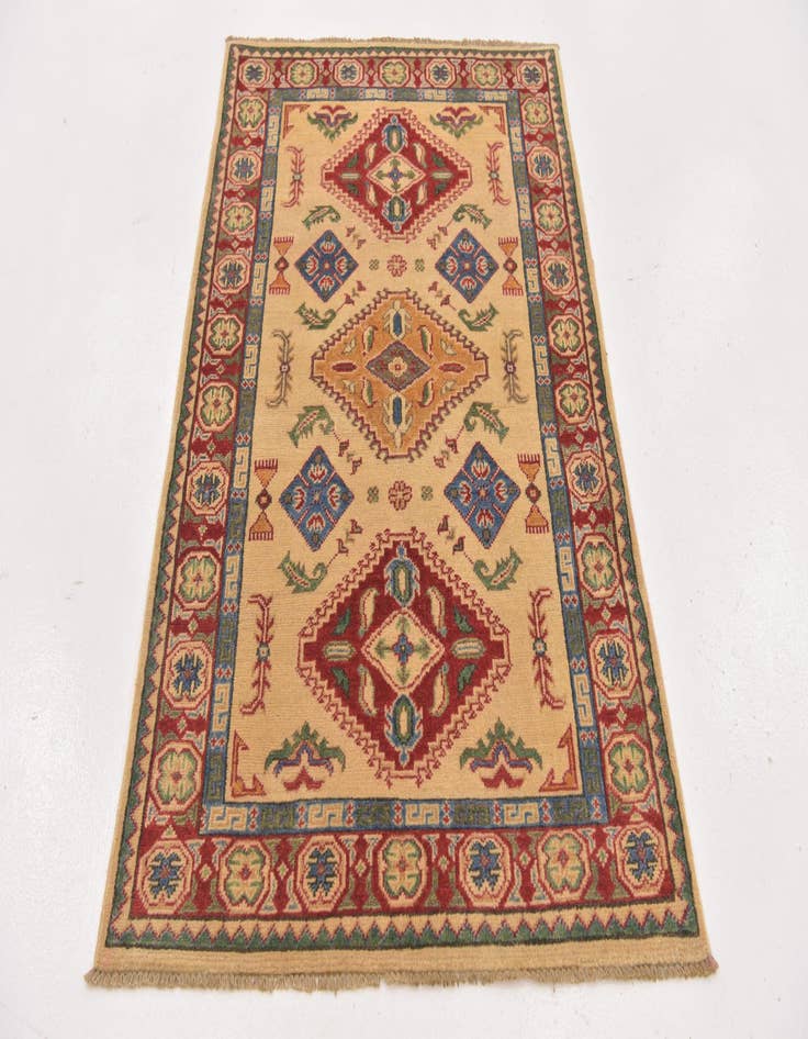 Detail image of  3' 2 x 5'  Hand Knotted Kazak Rug