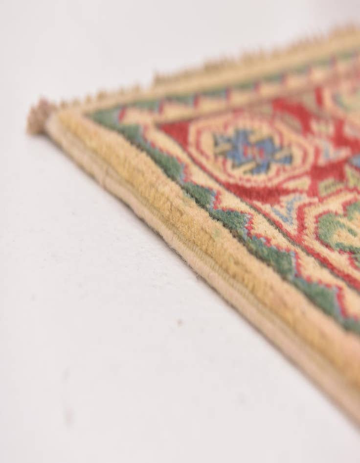 Detail image of  3' 2 x 5'  Hand Knotted Kazak Rug