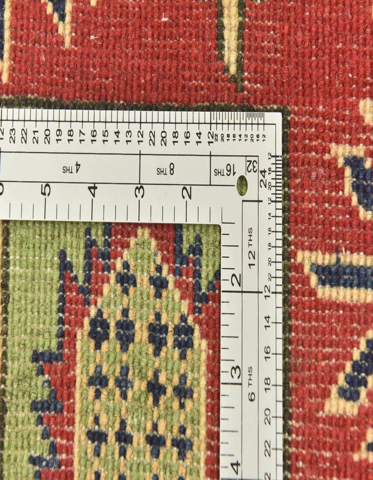 Detail image of  5' 6 x 8'  Hand Knotted Kazak Rug