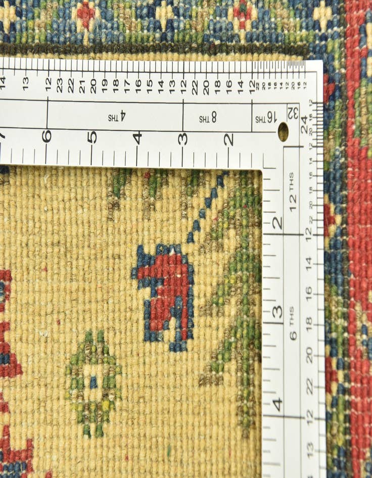 Detail image of  2' 7 x 4'  Hand Knotted Kazak Rug