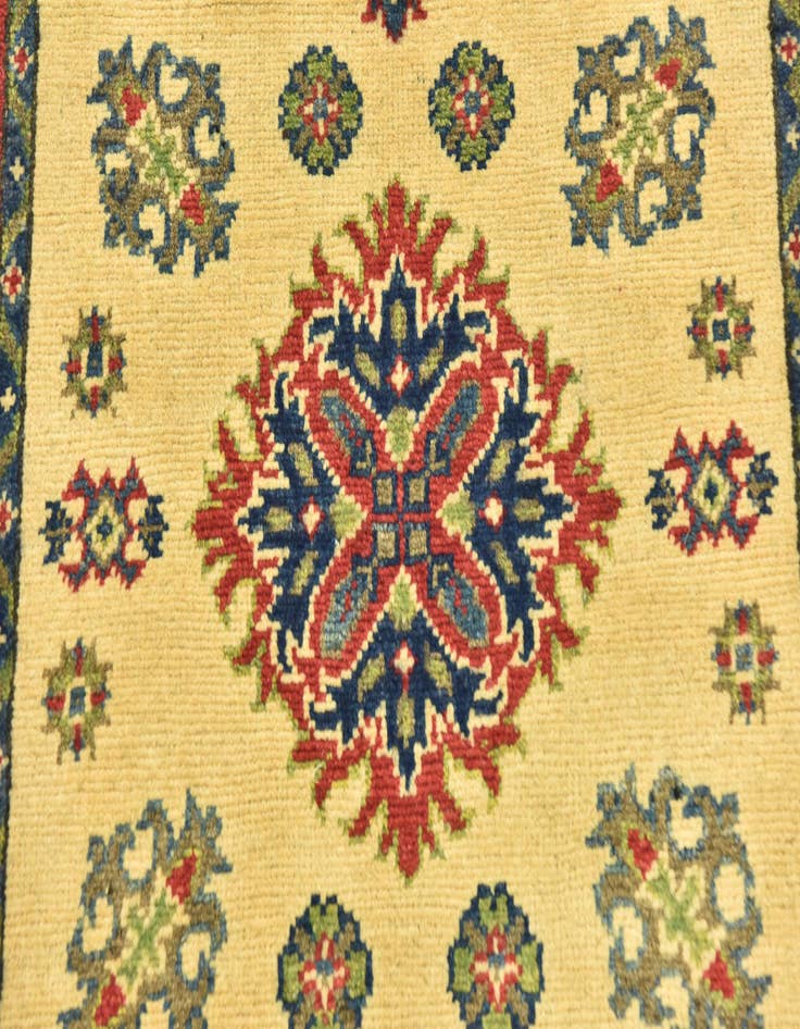 Detail image of  2' 7 x 4'  Hand Knotted Kazak Rug