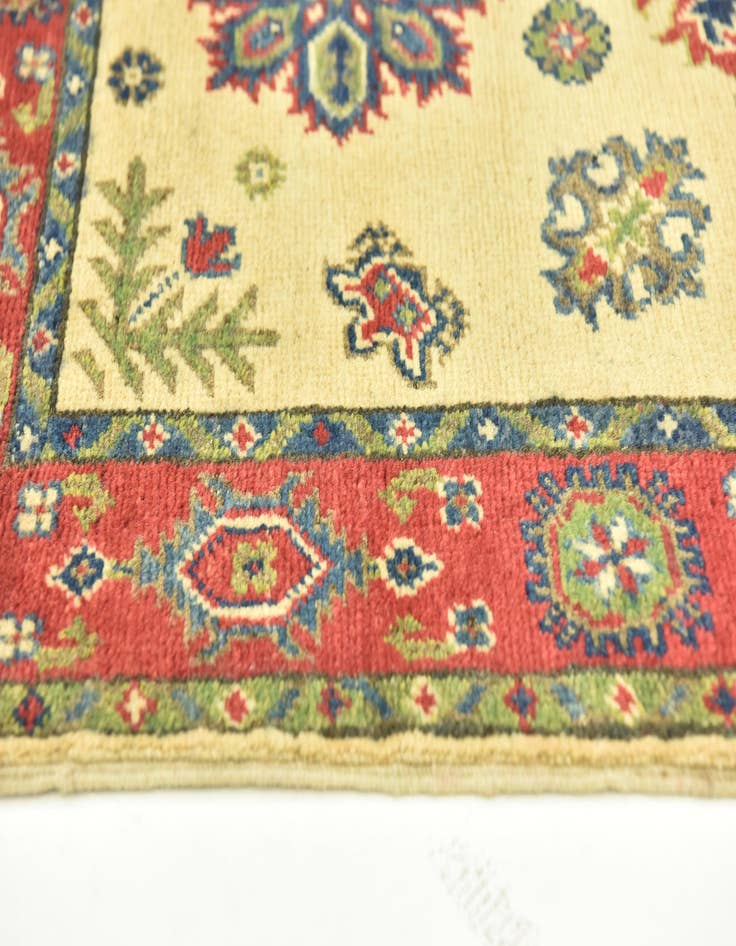 Detail image of  2' 7 x 4'  Hand Knotted Kazak Rug