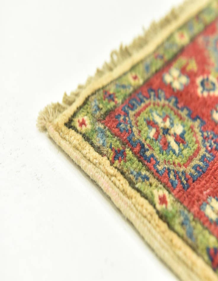 Detail image of  2' 7 x 4'  Hand Knotted Kazak Rug