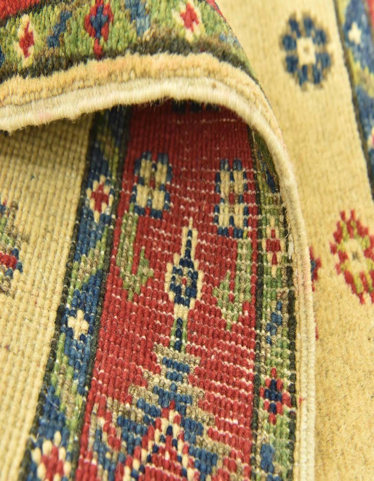 Detail image of  2' 7 x 4'  Hand Knotted Kazak Rug