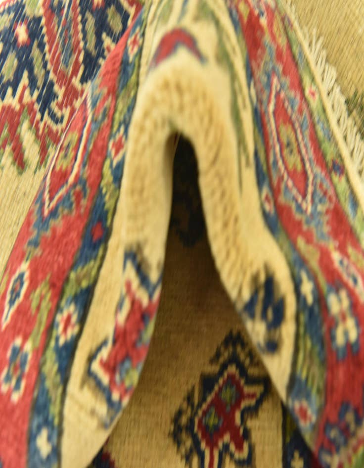 Detail image of  2' 7 x 4'  Hand Knotted Kazak Rug