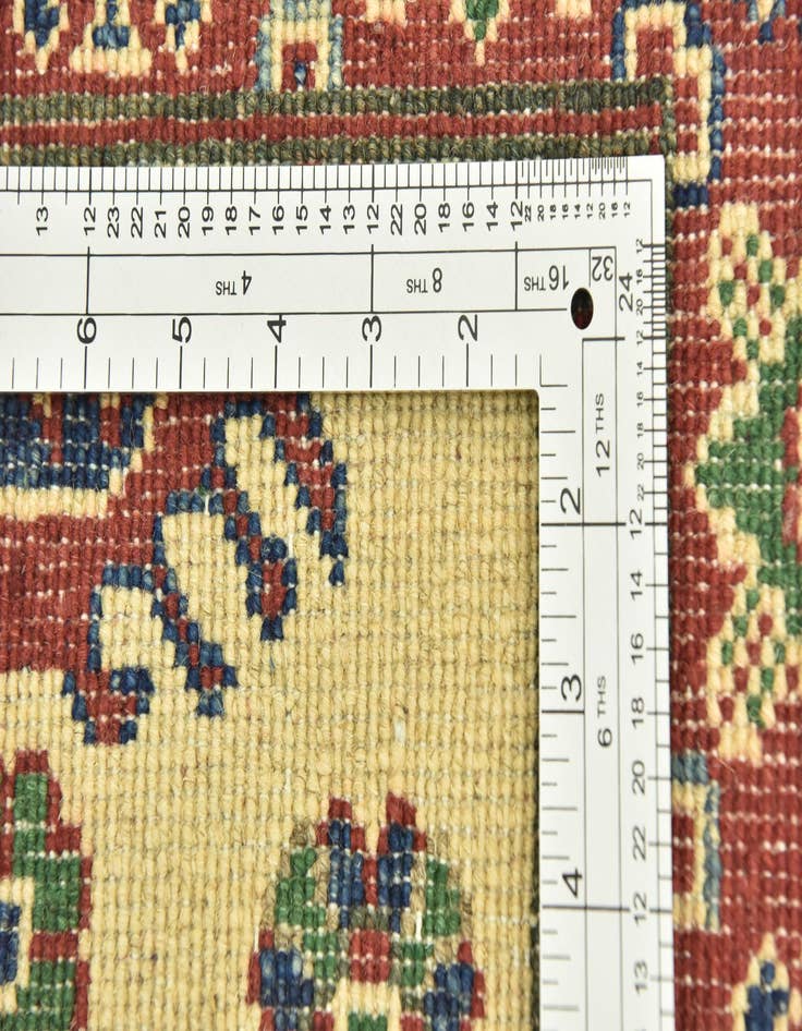 Detail image of  2' 6 x 4' 3  Hand Knotted Kazak Rug