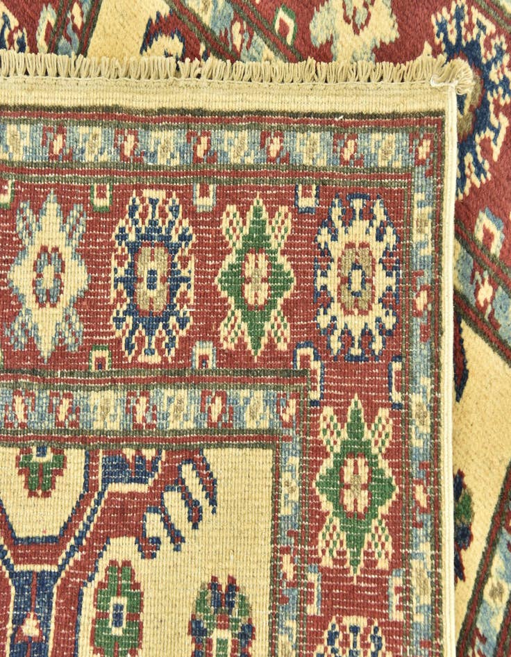 Detail image of  2' 6 x 4' 3  Hand Knotted Kazak Rug