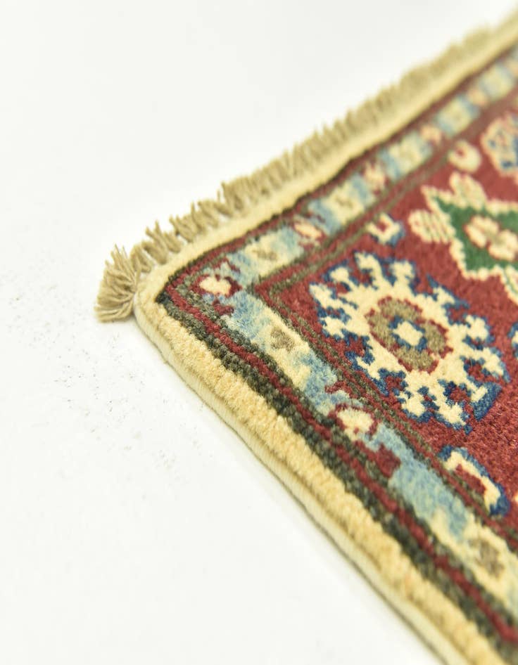 Detail image of  2' 6 x 4' 3  Hand Knotted Kazak Rug