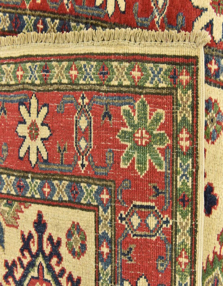 Detail image of  3' 10 x 5' 8  Hand Knotted Kazak Rug