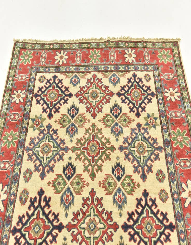 Detail image of  3' 10 x 5' 8  Hand Knotted Kazak Rug