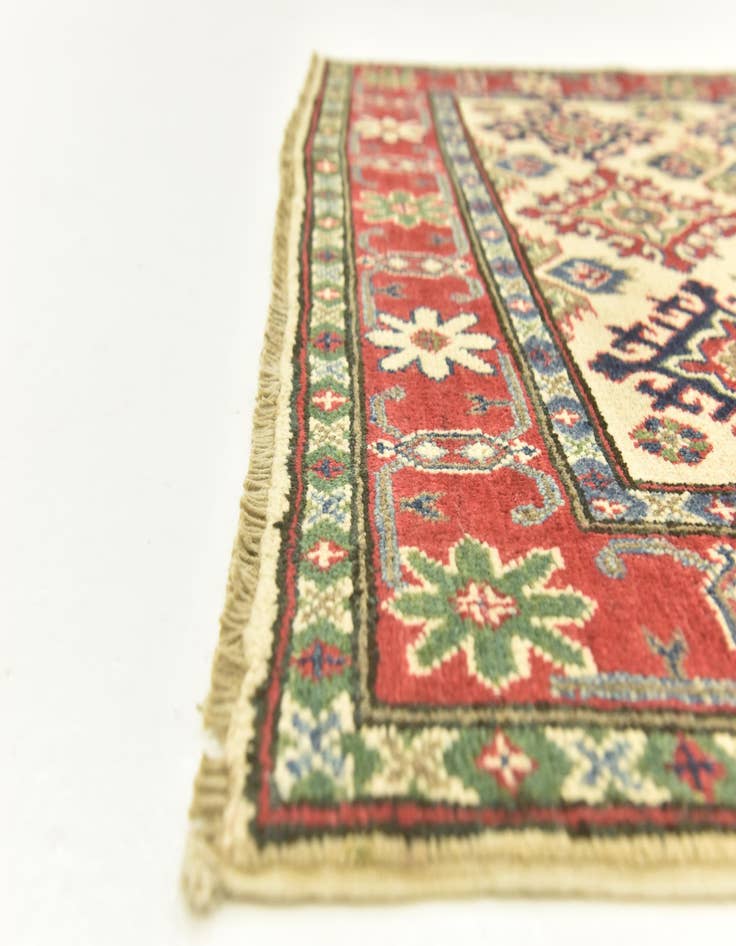 Detail image of  3' 10 x 5' 8  Hand Knotted Kazak Rug